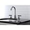 Kingston Brass FSC8921CML Manhattan Widespread Bathroom Faucet W/ Brass Pop-Up, Chrome FSC8921CML - alternate 5